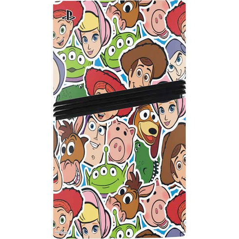 Disney Toy Story Collages Portrait PS5 Pro Disk Console Skin