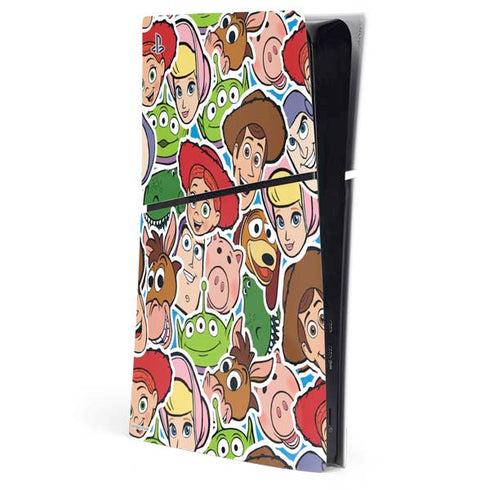 Disney Toy Story Collages Portrait PS5 Slim Digital Edition Console Skin
