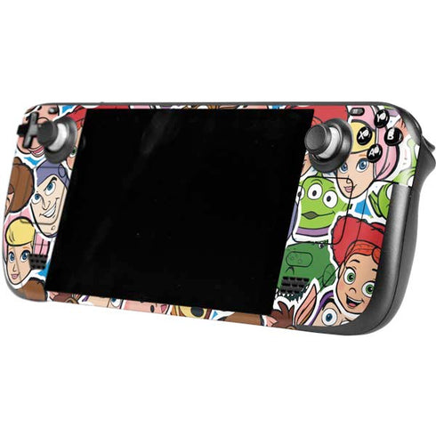 Disney Toy Story Collages Portrait Steam Deck Handheld Gaming Computer OLED Skin