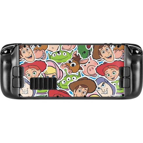 Disney Toy Story Collages Portrait Steam Deck Handheld Gaming Computer OLED Skin