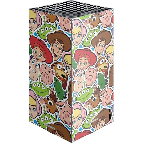 Disney Toy Story Collages Portrait XBox Series X Digital Edition Console Skin