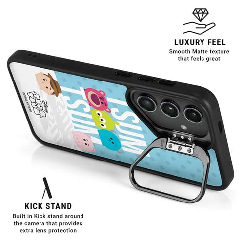 Disney Tsum Tsum Toy Story charcaters Galaxy S25 Kickstand Case