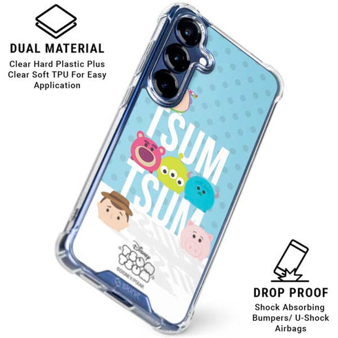Disney Tsum Tsum Toy Story charcaters Galaxy S25 Plus Clear Case
