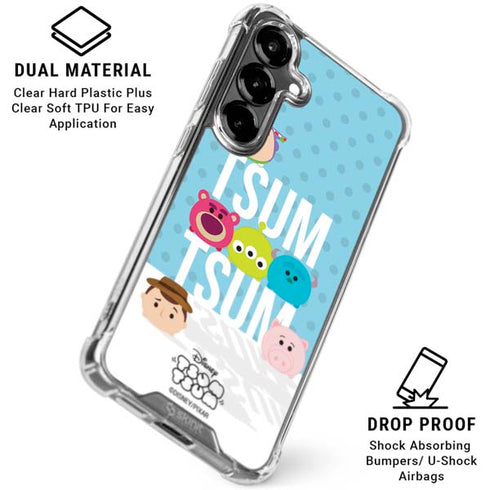 Disney Tsum Tsum Toy Story charcaters Galaxy S26 Plus Clear Case