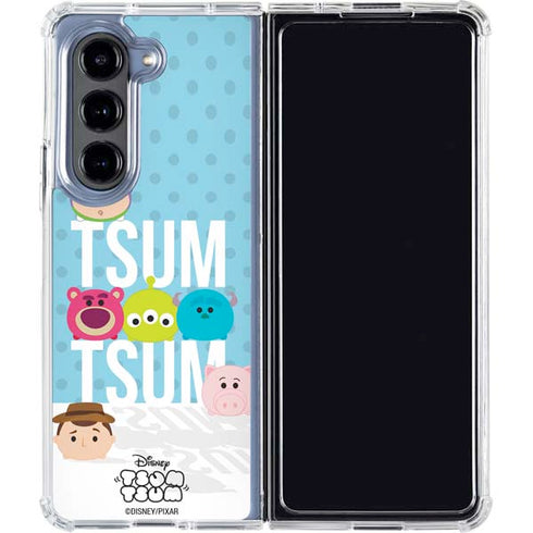Disney Tsum Tsum Toy Story charcaters Galaxy Z Fold5 5G Clear Case