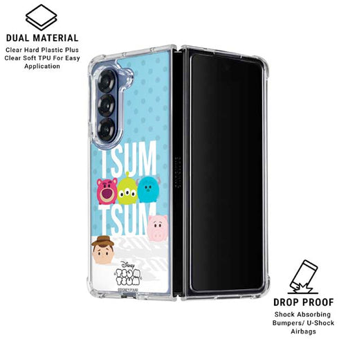 Disney Tsum Tsum Toy Story charcaters Galaxy Z Fold6 Clear Case