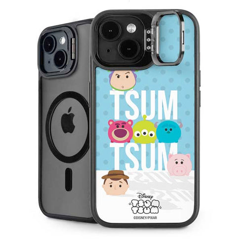 Disney Tsum Tsum Toy Story charcaters iPhone 14 Plus Kickstand Case