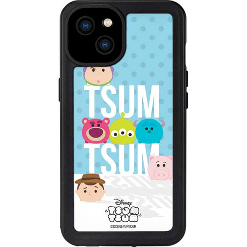 Disney Tsum Tsum Toy Story charcaters iPhone 15 Plus Waterproof Case