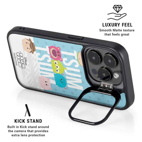 Disney Tsum Tsum Toy Story charcaters iPhone 15 Pro Max Kickstand Case