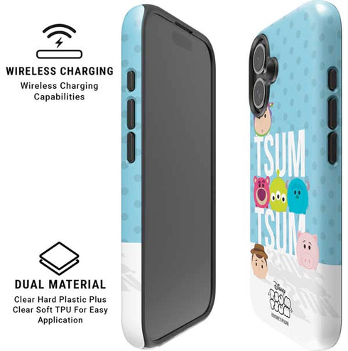 Disney Tsum Tsum Toy Story charcaters iPhone 16 Magsafe Impact Case