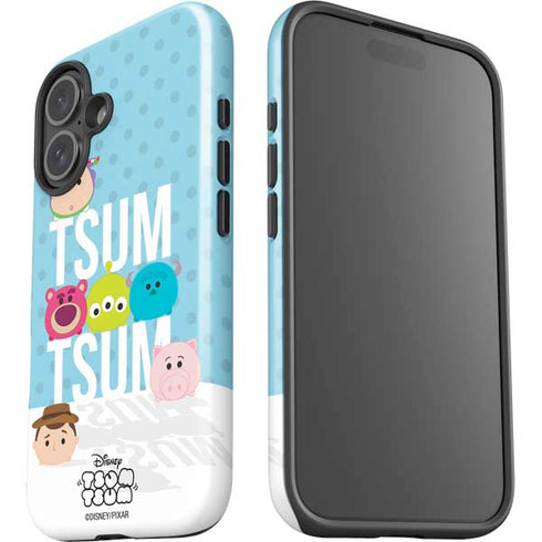 Disney Tsum Tsum Toy Story charcaters iPhone 16 Plus Impact Case