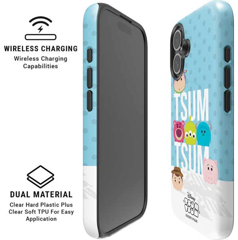 Disney Tsum Tsum Toy Story charcaters iPhone 16 Plus Magsafe Impact Case