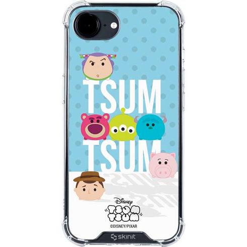 Disney Tsum Tsum Toy Story charcaters iPhone 16e Clear Case