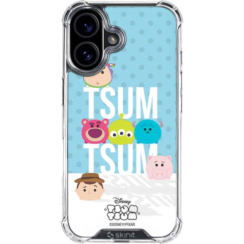 Disney Tsum Tsum Toy Story charcaters iPhone 17 Clear Case