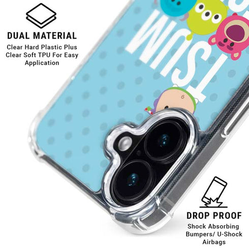 Disney Tsum Tsum Toy Story charcaters iPhone 17 Clear Case