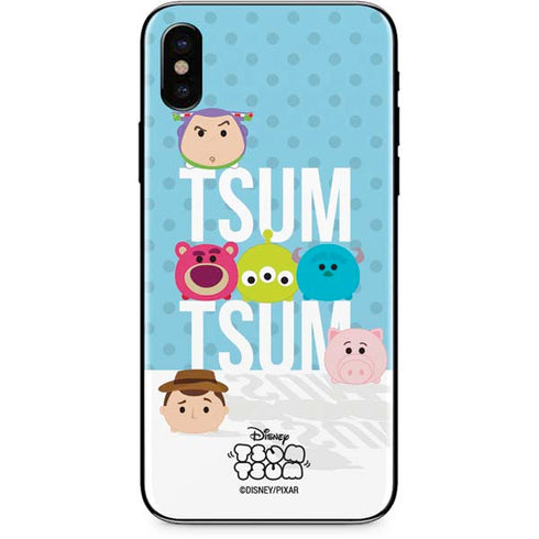 Disney Tsum Tsum Toy Story charcaters iPhone XS Max Skin