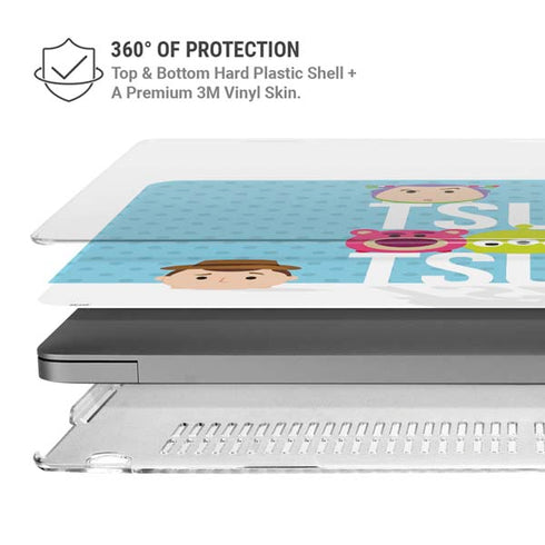 Disney Tsum Tsum Toy Story charcaters MacBook Pro 14in (2021-24) Case plus Skin