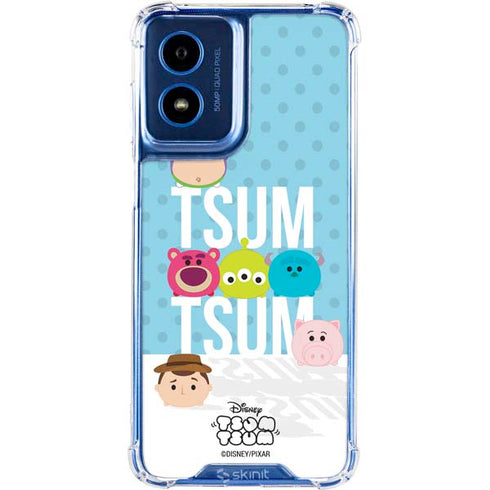Disney Tsum Tsum Toy Story charcaters Moto G 5G (2024) Clear Case