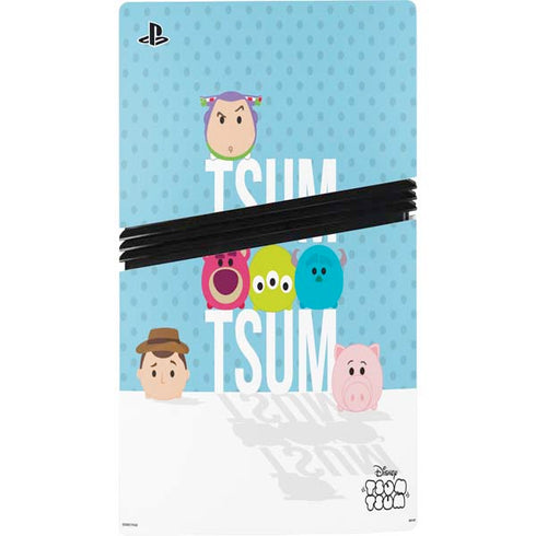 Disney Tsum Tsum Toy Story charcaters PS5 Pro Console Skin