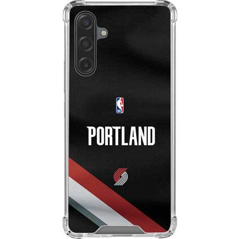 NBA Portland Trail Blazers Jersey Galaxy A17 Clear Case