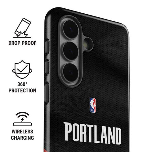 NBA Portland Trail Blazers Jersey Galaxy S26 Impact Case