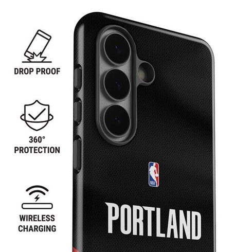 NBA Portland Trail Blazers Jersey Galaxy S26 Plus Impact Case