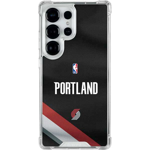 NBA Portland Trail Blazers Jersey Galaxy S26 Ultra Clear Case