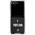 NBA Portland Trail Blazers Jersey Galaxy Z Flip7 Clear Case