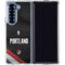 NBA Portland Trail Blazers Jersey Galaxy Z Fold7 Clear Case