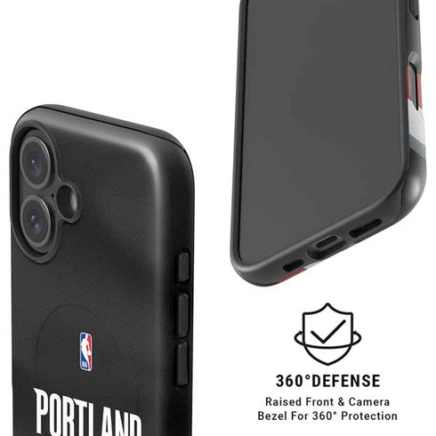 NBA Portland Trail Blazers Jersey iPhone 16 Magsafe Impact Case