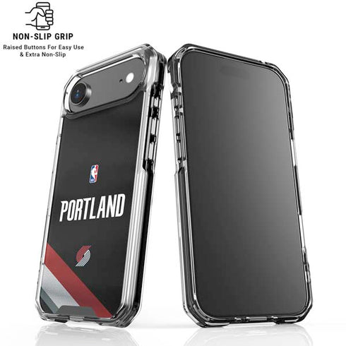 NBA Portland Trail Blazers Jersey iPhone 17 Air Clear Case