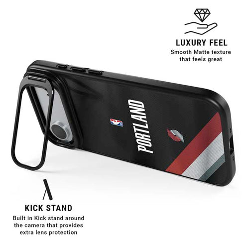 NBA Portland Trail Blazers Jersey iPhone 17 Air Kickstand Case