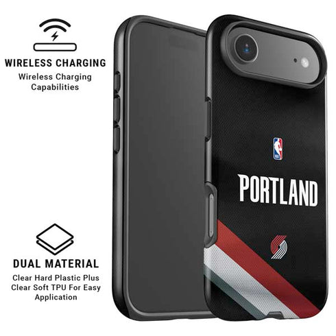 NBA Portland Trail Blazers Jersey iPhone 17 Air Magsafe Impact Case
