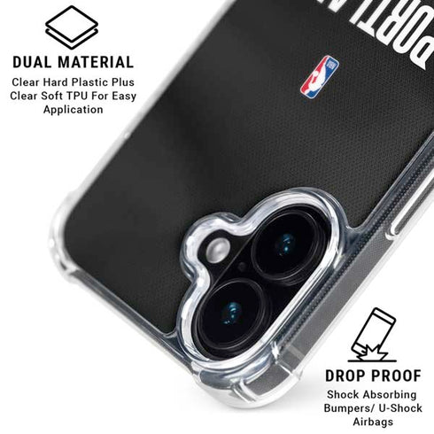 NBA Portland Trail Blazers Jersey iPhone 17 Clear Case