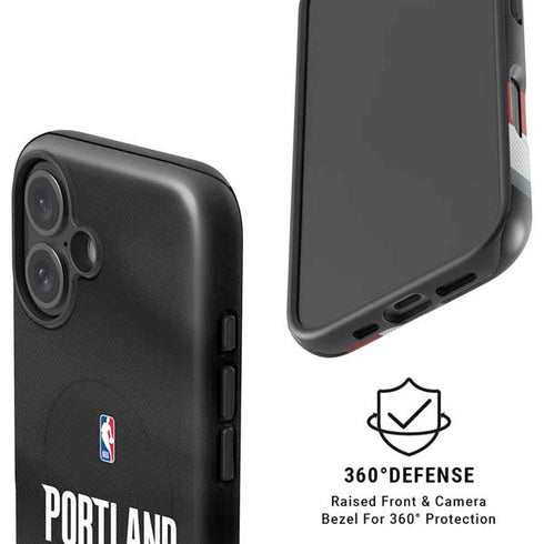 NBA Portland Trail Blazers Jersey iPhone 17 Magsafe Impact Case