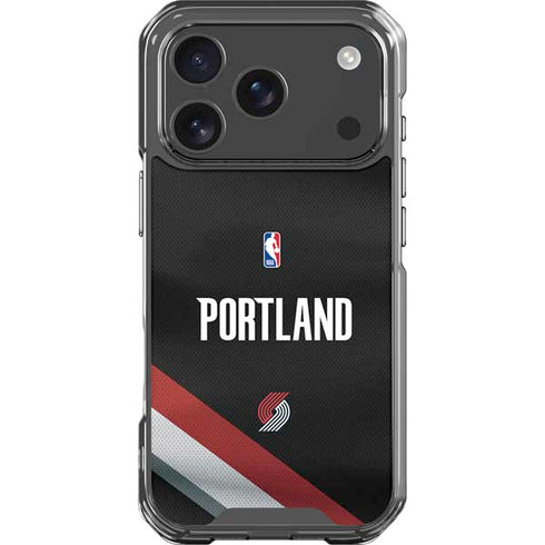 NBA Portland Trail Blazers Jersey iPhone 17 Pro Clear Case