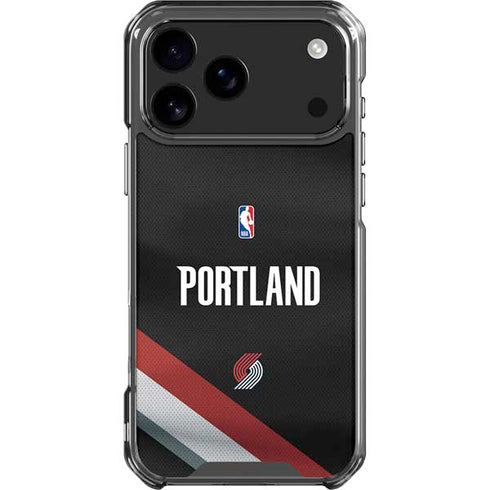 NBA Portland Trail Blazers Jersey iPhone 17 Pro Max Clear Case