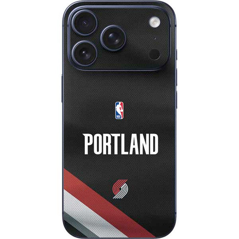 NBA Portland Trail Blazers Jersey iPhone 17 Pro Skin