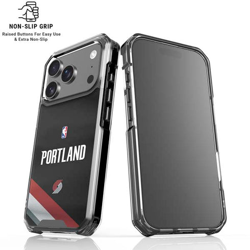 NBA Portland Trail Blazers Jersey iPhone 18 Pro Clear Case