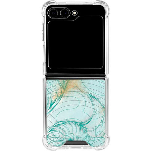 Tranquility Galaxy Z Flip6 Clear Case