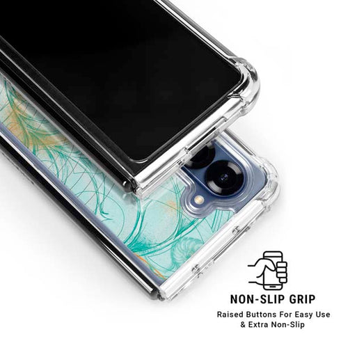 Tranquility Galaxy Z Fold6 Clear Case