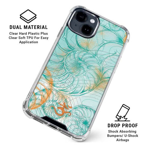 Tranquility iPhone 15 Clear Case