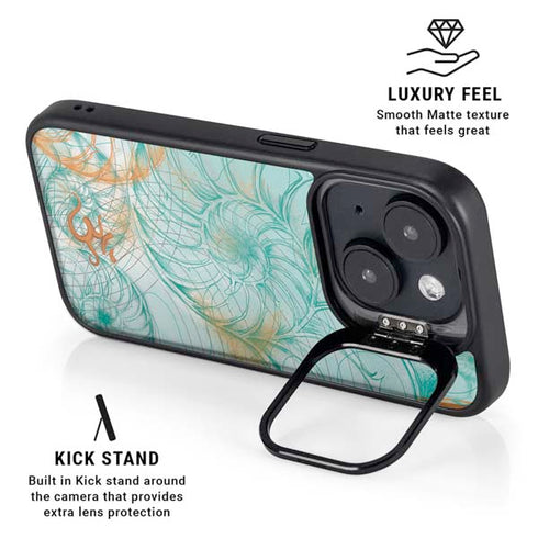 Tranquility iPhone 15 Kickstand Case