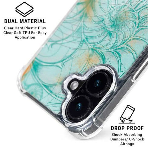 Tranquility iPhone 16 Plus Clear Case