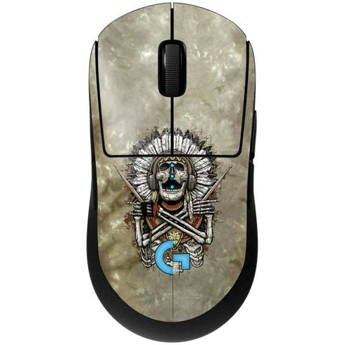 Liquid Blue Tribal Beats G Pro Wireless Gaming Mouse Skin