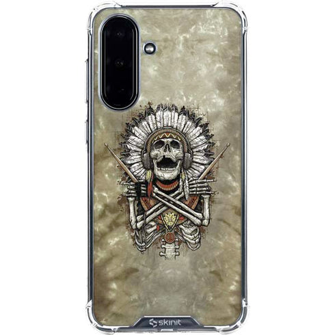 Liquid Blue Tribal Beats Galaxy A36 5G Clear Case