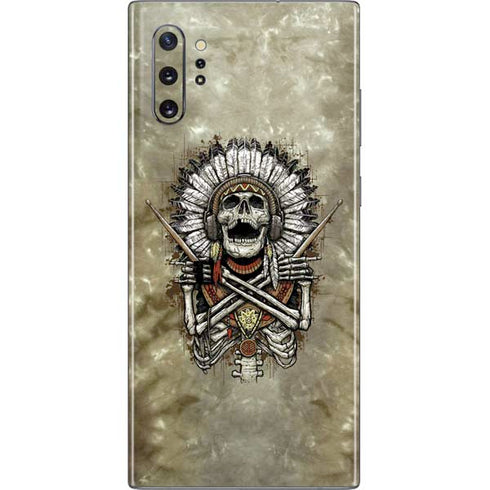 Liquid Blue Tribal Beats Galaxy Note 10 Plus Skin