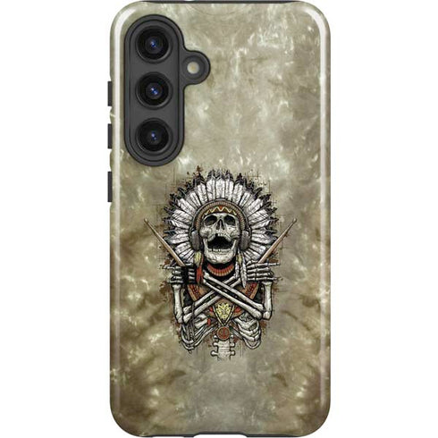 Liquid Blue Tribal Beats Galaxy S25 Impact Case