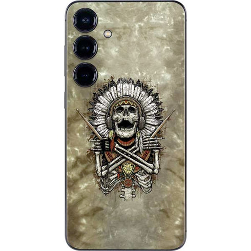 Liquid Blue Tribal Beats Galaxy S25 Plus Skin