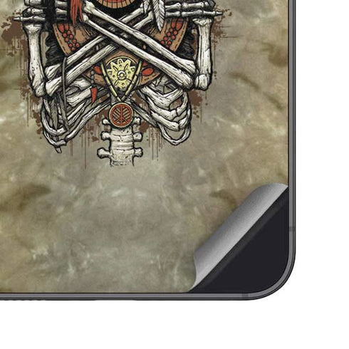 Liquid Blue Tribal Beats Galaxy S24 Skin